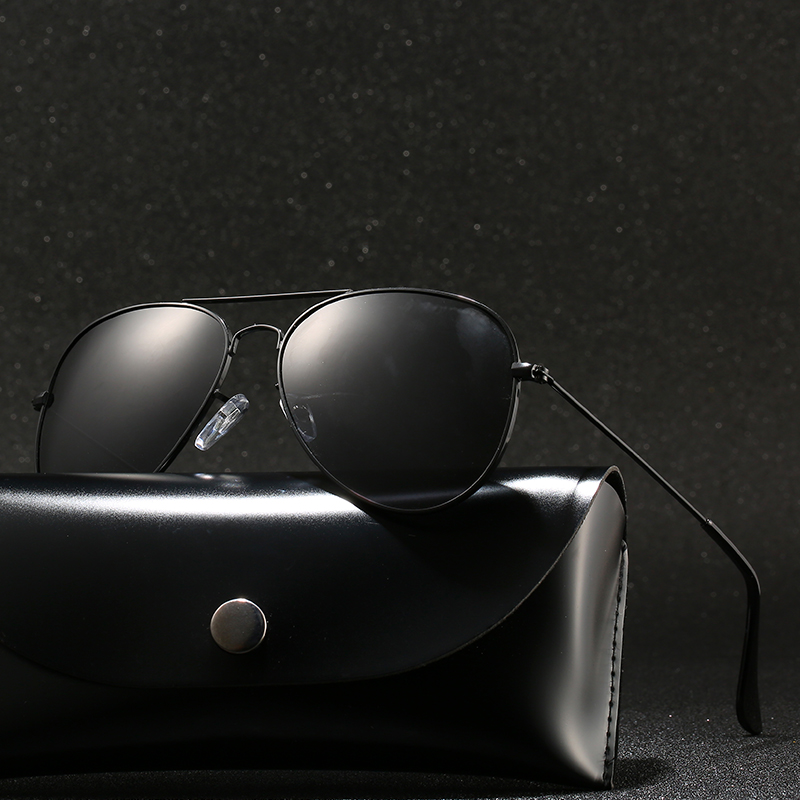 偏光メタルダブルガーダーサングラス女性男性高品質高級パイロッ - Sunglasses Aviator Polarized のレビューと価格