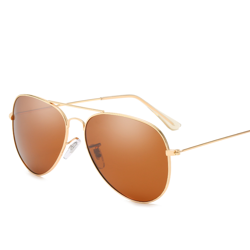 偏光メタルダブルガーダーサングラス女性男性高品質高級パイロッ - Sunglasses Aviator Polarized のレビューと価格