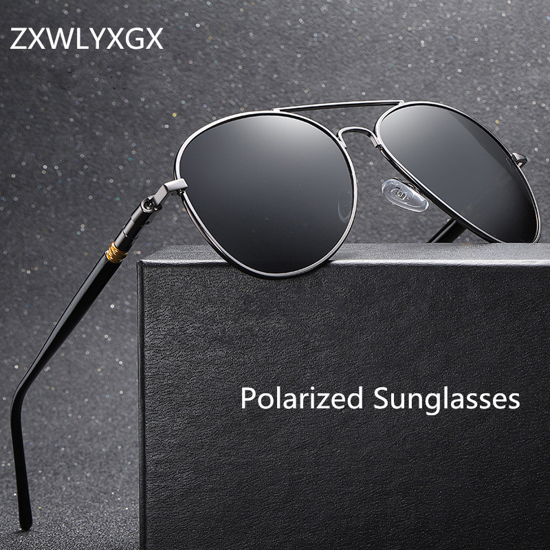サングラス男性偏光ファッションクラシックパイロットサングラス - Sunglasses Aviator Polarized のレビューと価格