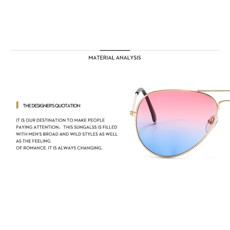 女性男性アビエーション合金フレームポリットオーシャングラデー - Sunglasses Aviator Polarized のレビューと価格
