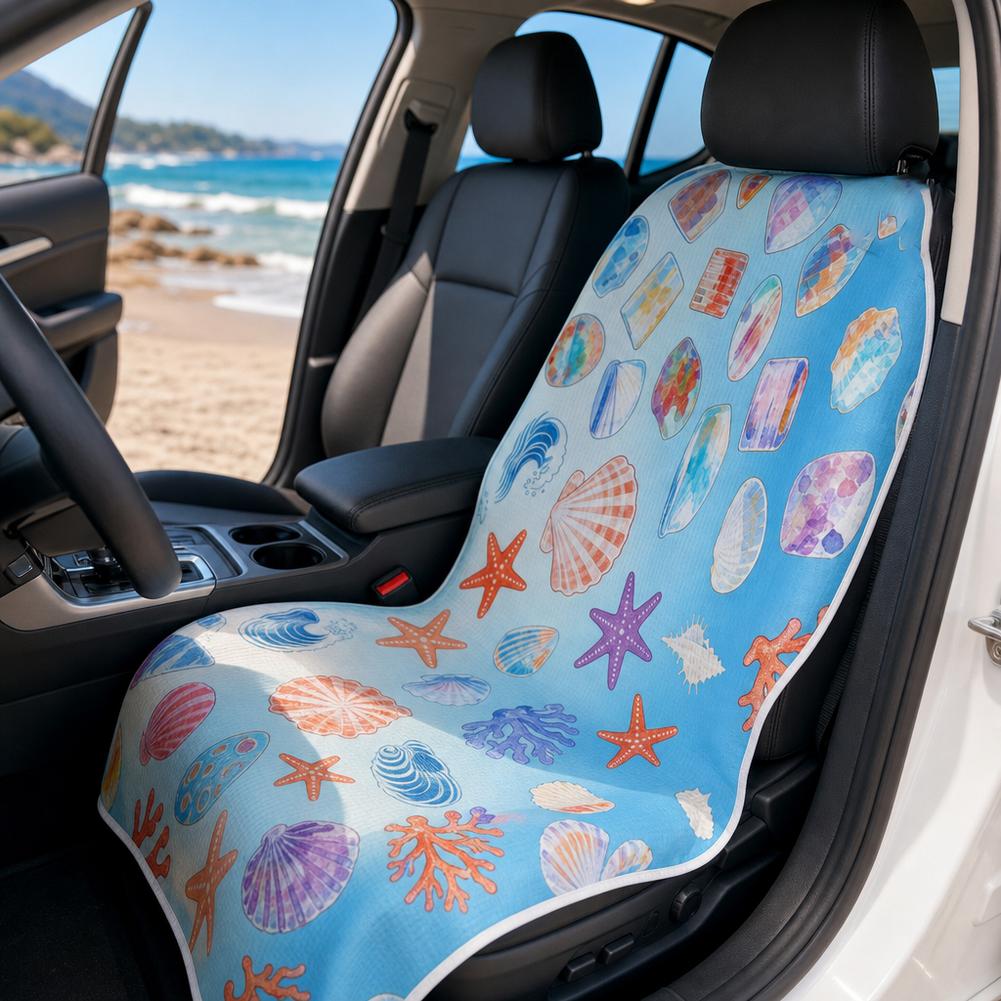 カーシートカバー 保護カバー 超極細繊維 両面ベルベット ビ - Beach Towel Large のレビューと価格
