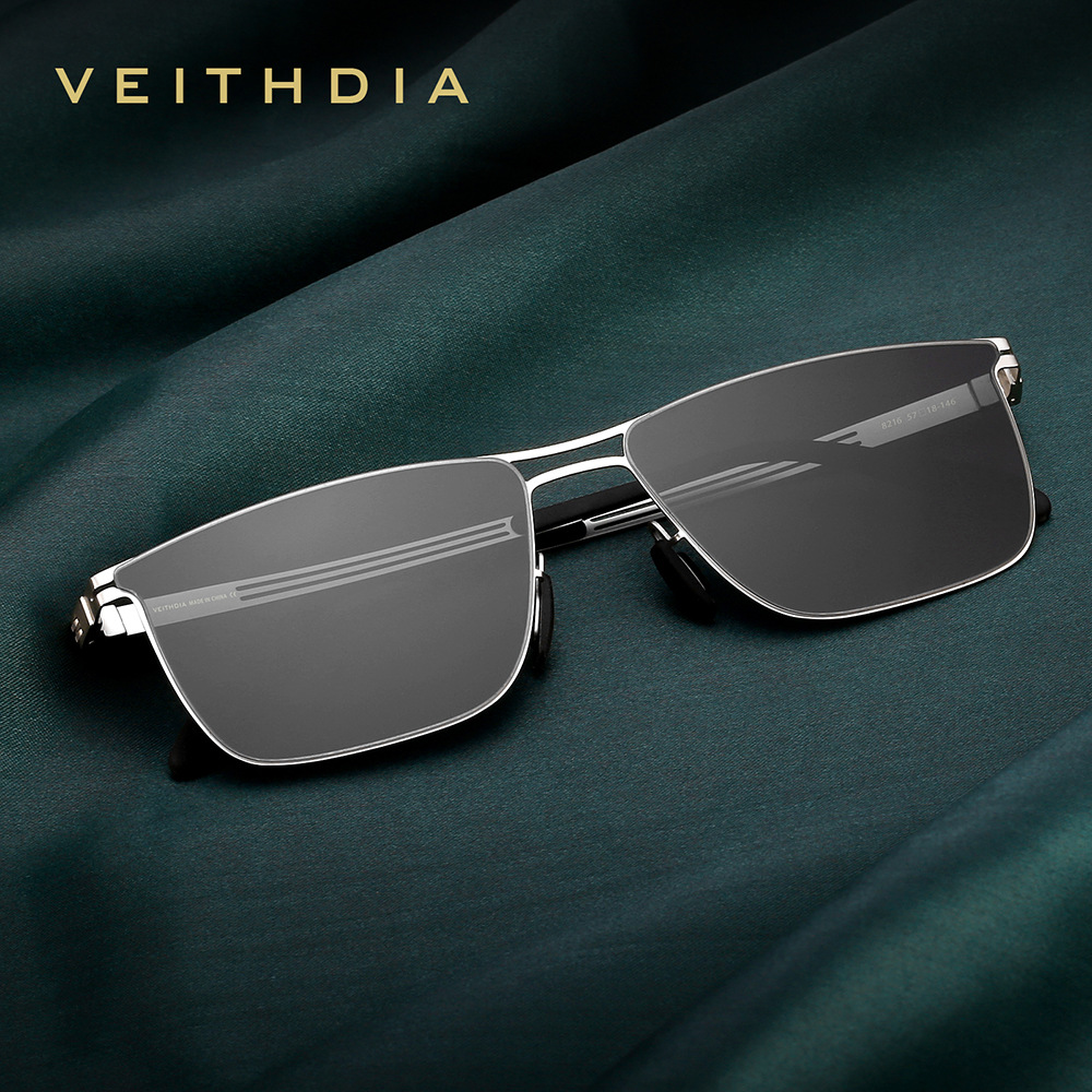 VEITHDIA メンズ偏光サングラス ステンレススチールフ - Sunglasses Aviator Polarized のレビューと価格
