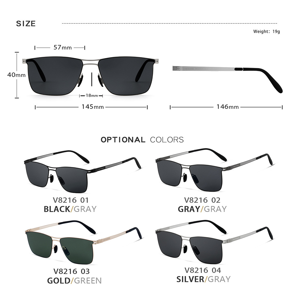 VEITHDIA メンズ偏光サングラス ステンレススチールフ - Sunglasses Aviator Polarized のレビューと価格